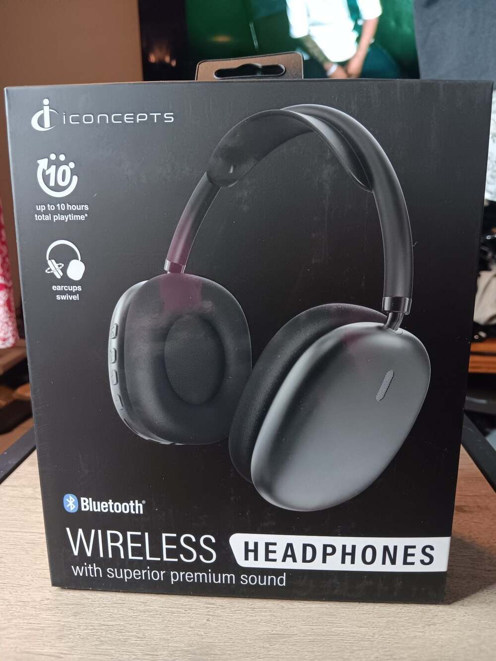 Wireless Bluetooth Headphones, Over-Ear Headset for Travel,Home Office or school